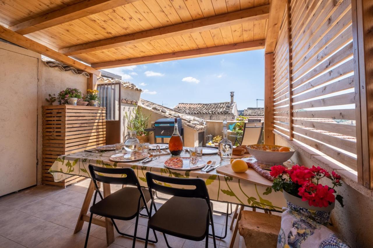 Si-Moutique Le Case Degli Avi Barocche, Con Terrazza Panoramica Modica Exteriör bild