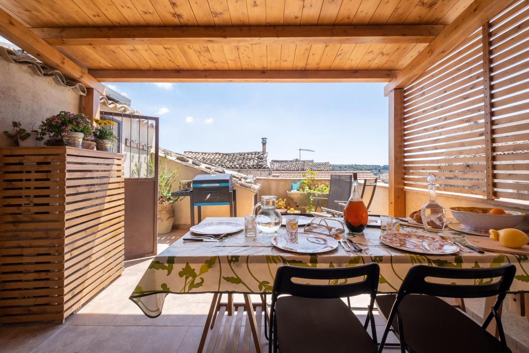 Si-Moutique Le Case Degli Avi Barocche, Con Terrazza Panoramica Modica Exteriör bild