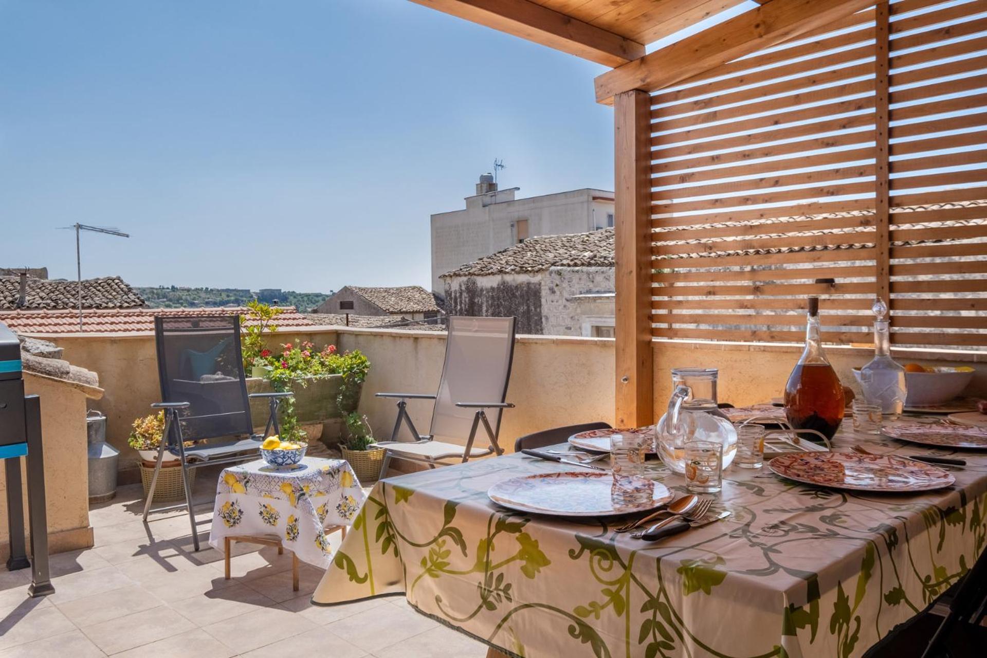 Si-Moutique Le Case Degli Avi Barocche, Con Terrazza Panoramica Modica Exteriör bild